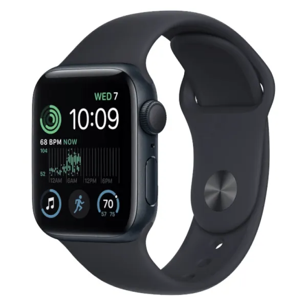 Apple Watch Series SE 2 40mm Midnight Aluminum Case with Midnight Sport Band