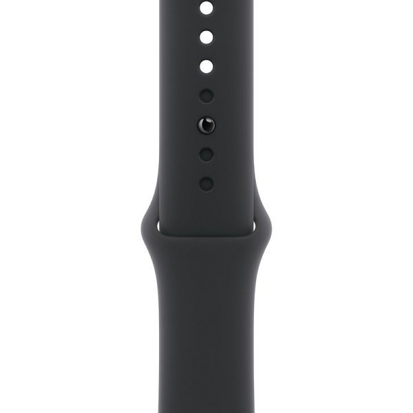 Apple Watch Series 11 42mm Aluminum Jet Black Case Black Sport Band S/M